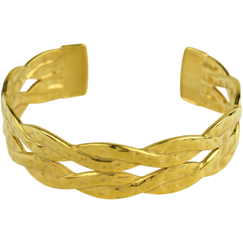 Ατσάλινο Βραχιόλι Πλεκτό Σχέδιο