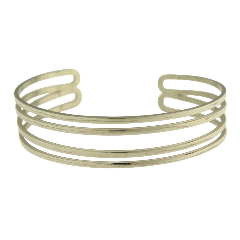 Ατσάλινο Βραχιόλι Τριπλή Μπάρα