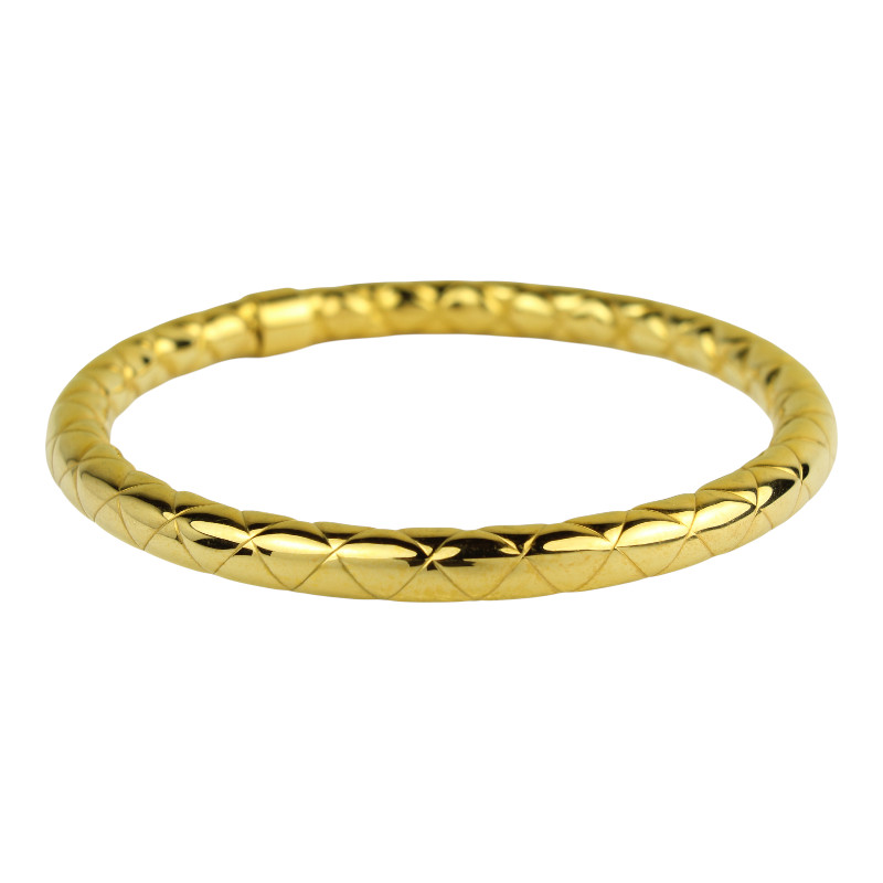 Ατσάλινο Βραχιόλι Ανάγλυφο Pattern