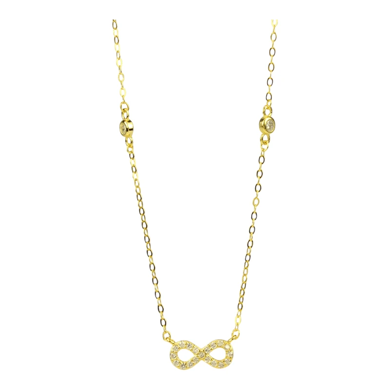 Ασημένιο Κολιέ Classic Crystal