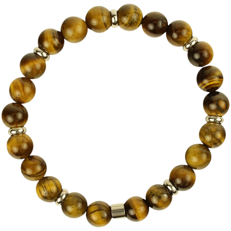 Tiger Eye Ανδρικό Βραχιόλι