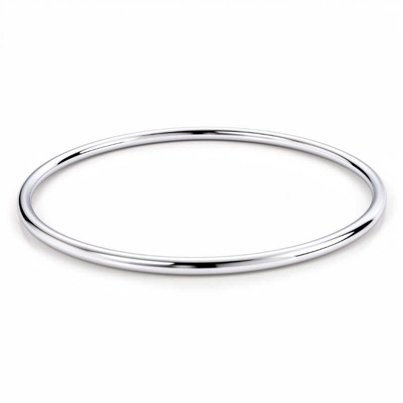 Ατσάλινο Βραχιόλι Στρογγυλό Λεπτό